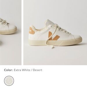 Veja campo shearling sneakers